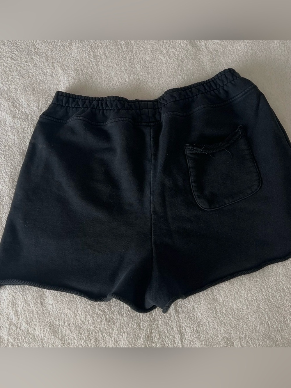 Mikuta Black Lace-Up Waist Athletic Shorts for Women - Picture 4 of 5